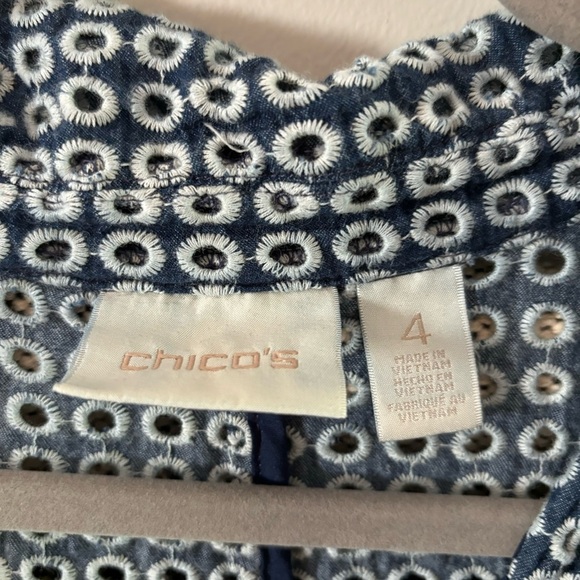 chico’s eyelet blazer - Picture 5 of 5